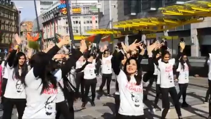 Lok Sabha elections 2019: NRIs in Manchester perform a flash mob to campaign for PM Narendra Modi
